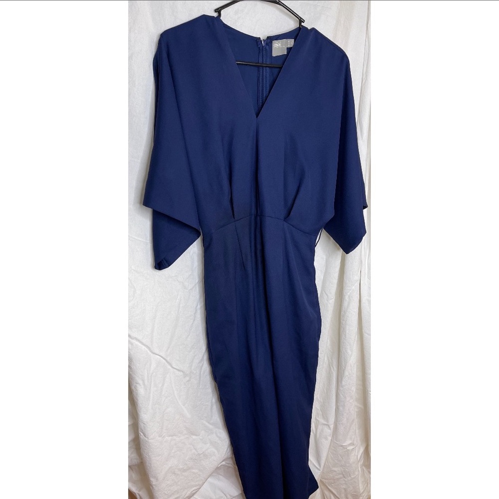 ASOS BLUE MIDI DRESS